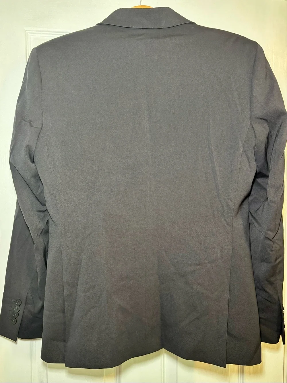Classic Men's Black Two-Button Blazer